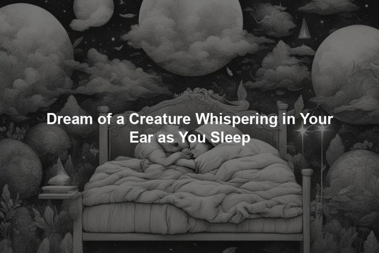 Dream of a Creature Whispering in Your Ear as You Sleep