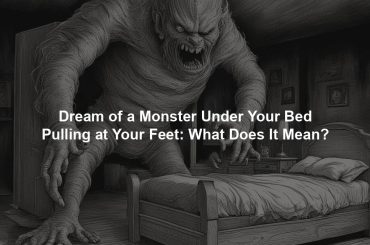 Dream of a Monster Under Your Bed Pulling at Your Feet: What Does It Mean?