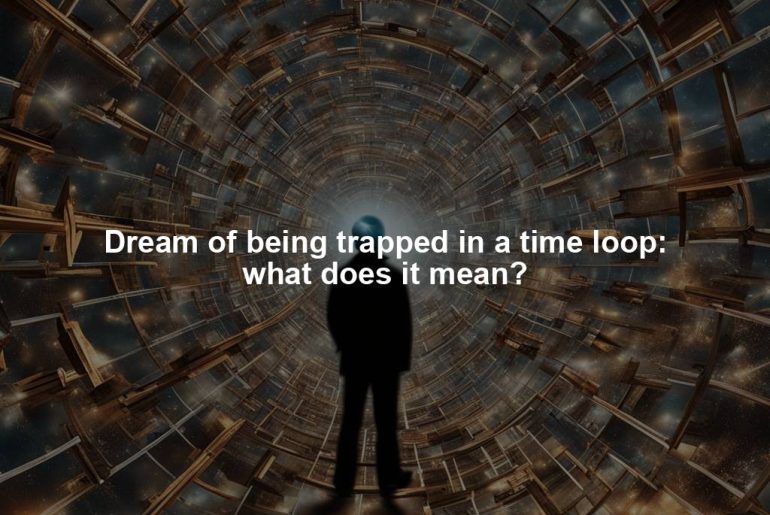 Dream of being trapped in a time loop: what does it mean?