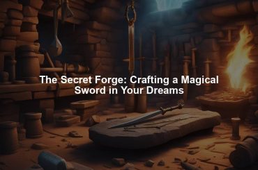 The Secret Forge: Crafting a Magical Sword in Your Dreams