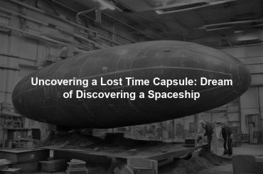 Uncovering a Lost Time Capsule: Dream of Discovering a Spaceship