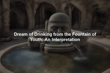 Dream of Drinking from the Fountain of Youth: An Interpretation