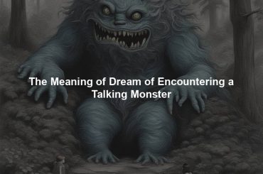 The Meaning of Dream of Encountering a Talking Monster