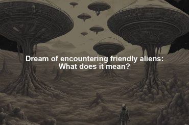 Dream of encountering friendly aliens: What does it mean?