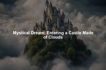 Mystical Dream: Entering a Castle Made of Clouds