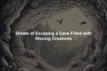 Dream of Escaping a Cave Filled with Hissing Creatures