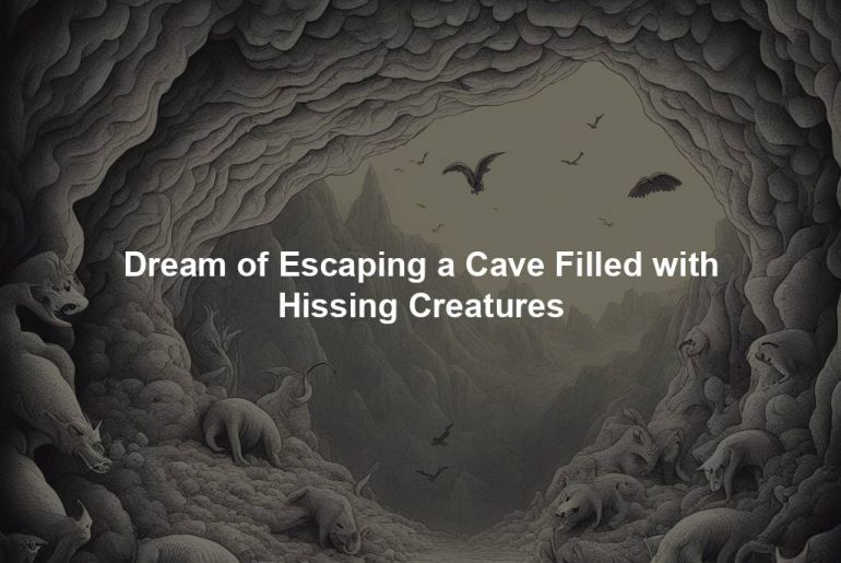 Dream of Escaping a Cave Filled with Hissing Creatures