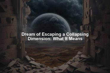 Dream of Escaping a Collapsing Dimension: What It Means