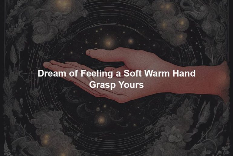 Dream of Feeling a Soft Warm Hand Grasp Yours