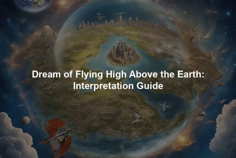 Dream of Flying High Above the Earth: Interpretation Guide