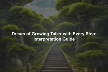 Dream of Growing Taller with Every Step: Interpretation Guide