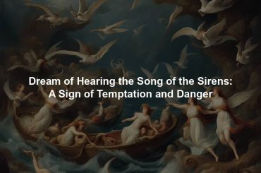 Dream of Hearing the Song of the Sirens: A Sign of Temptation and Danger