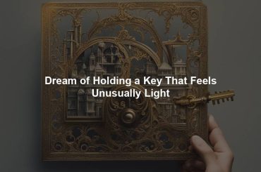 Dream of Holding a Key That Feels Unusually Light