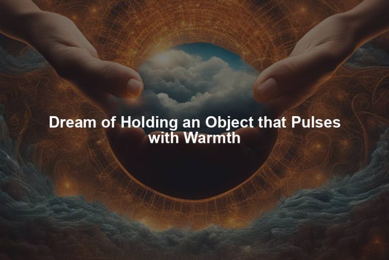 Dream of Holding an Object that Pulses with Warmth