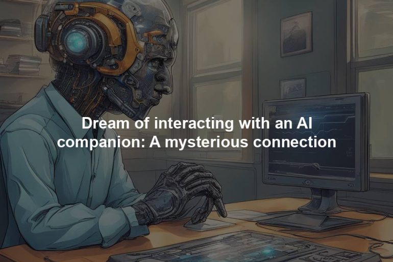 Dream of interacting with an AI companion: A mysterious connection