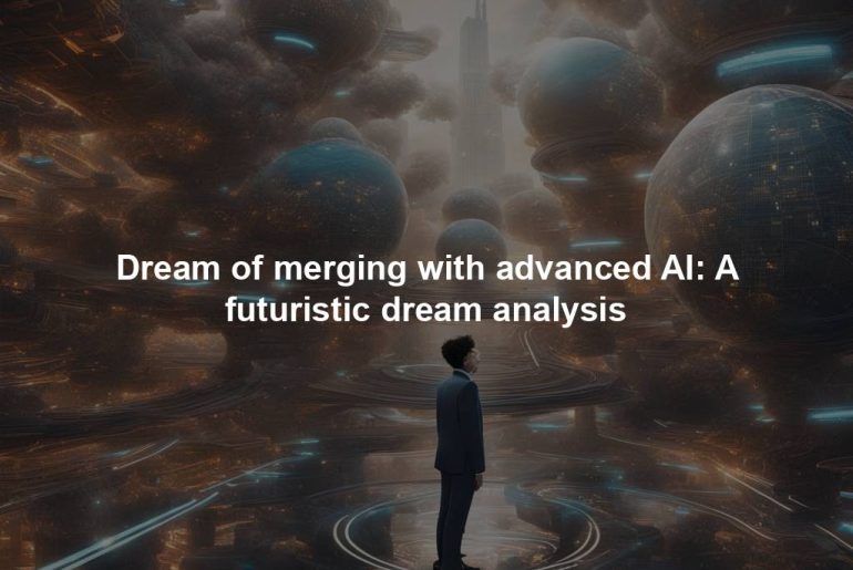 Dream of merging with advanced AI: A futuristic dream analysis