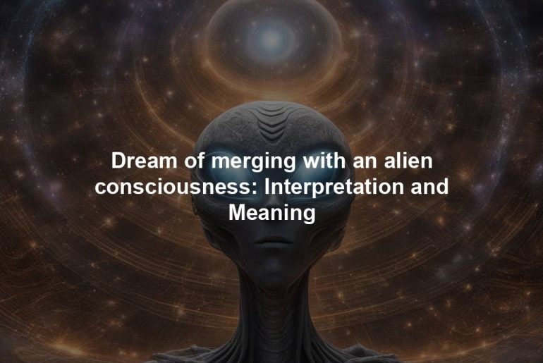 Dream of merging with an alien consciousness: Interpretation and Meaning