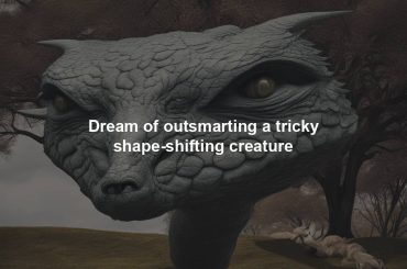 Dream of outsmarting a tricky shape-shifting creature