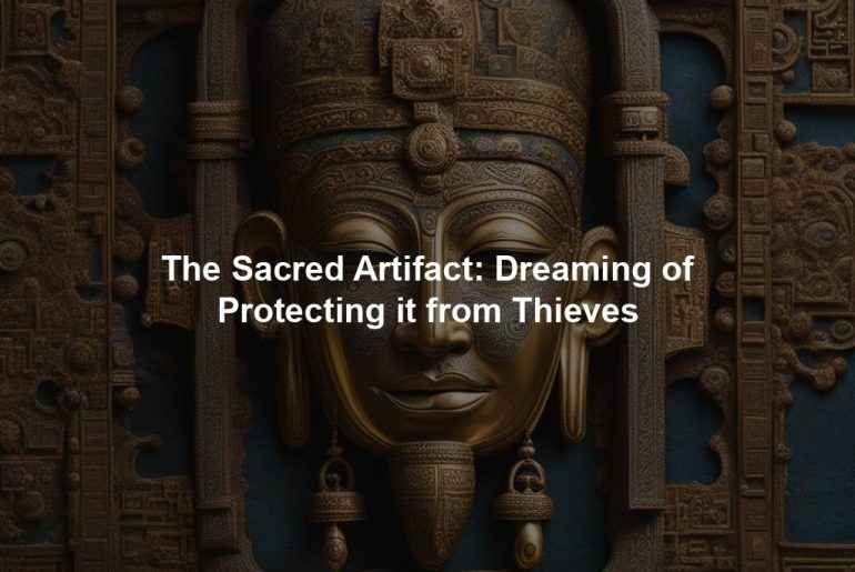 The Sacred Artifact: Dreaming of Protecting it from Thieves