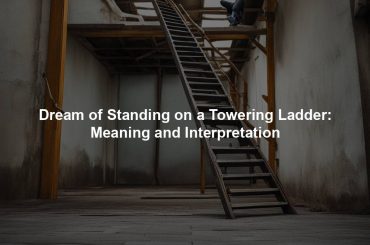 Dream of Standing on a Towering Ladder: Meaning and Interpretation
