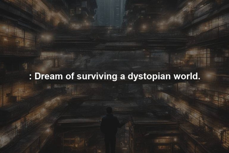 : Dream of surviving a dystopian world.