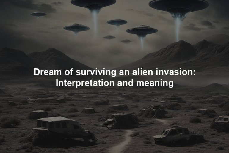 Dream of surviving an alien invasion: Interpretation and meaning