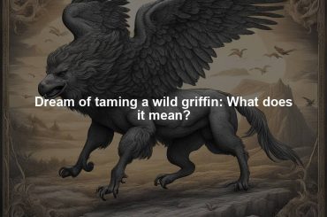 Dream of taming a wild griffin: What does it mean?