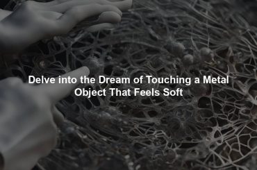 Delve into the Dream of Touching a Metal Object That Feels Soft