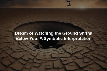 Dream of Watching the Ground Shrink Below You: A Symbolic Interpretation